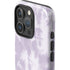 Purple and White Tie Dye iPhone 16 Pro Max Impact Case
